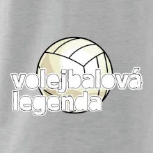 Volejbalová legenda - bílé písmo