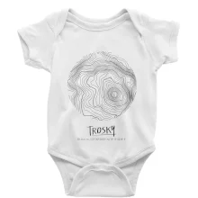 Trosky - vrstevnice v kruhu