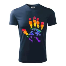 LGBT hand print