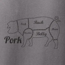 Prase nákres rozřezání