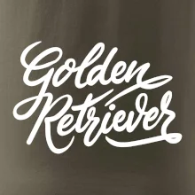 Golden retriever - nápis okrasný