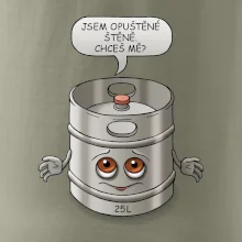 Opuštěné štěně - sud (Hana-creative)