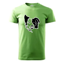 Border kólie obrys hlavy