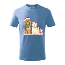 Veselé vánoce - pes, křeček a kočka