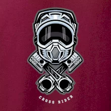 Cross rider písty helma