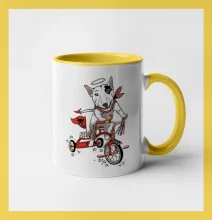 Bull terier anděl (Pecka design)