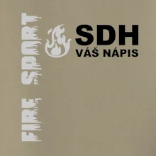 SDH REFLEXNÍ nápis (oheň, firesport, název sboru - vlastní nápis)