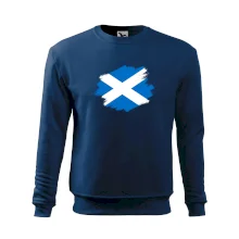 Skotská vlajka kreslená štetcem