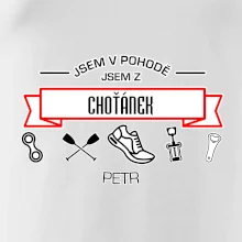 Jsem v pohodě jsem z ... (vlastní název a jméno)