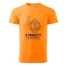 Bezpečnostní zastávka 3 minuty v 5 metrech s potápěčskými hodinkami