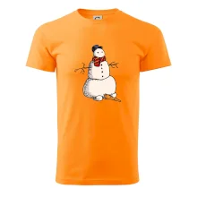 Sněhulák se spadlým nosem