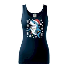 Vánoční žralok a vločky