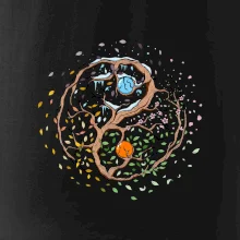 Yin & Yang strom - zima, léto