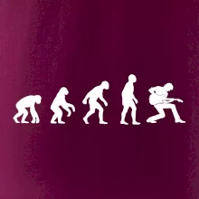 Evoluce kytarista - klečící