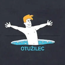 Otužilec - kreslený
