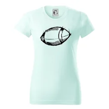 Americký fotbal míč skica