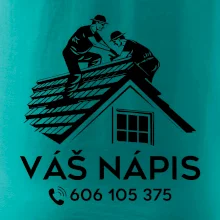 Tričko pro pokrývače - Dva dělníci