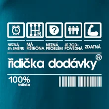 Čárový kód - řidička dodávky