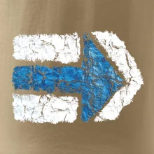 Párová turistická značka modrá