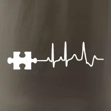 EKG puzzle rozpojené