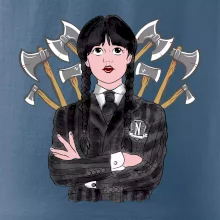 Sekery - holka v černém (Pecka design)