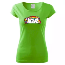 Love s duhou v pozadí