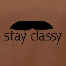 Stay Classy - mustache