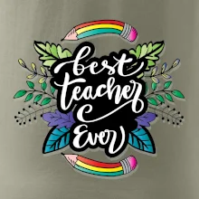 Barevné tužky best teacher ever