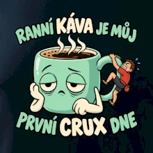 Ranní káva první crux dne