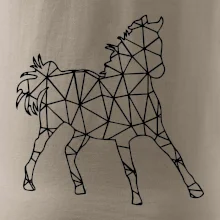 Geometrie - kůň jednobarevná