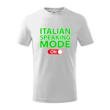 Italian speaking mode - ON