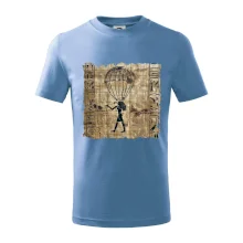 Egyptské hieroglyfy parašutista