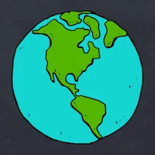 Planeta na prsu - Amerika