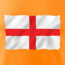 Anglická vlajka vlající