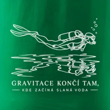 Gravitace končí ve slané vodě