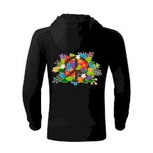 Peace symbol prorostlý květinami