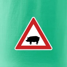 Dopravní značka - Pozor prase domácí