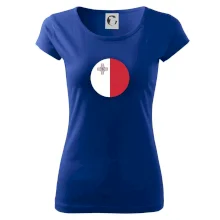 Vlajka Malta kulatá velká