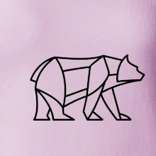 Geometrie lední medvěd chodící