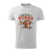 Rodinná vánoční trička - Režim turbo zimní medvídek dítě
