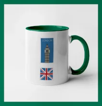 Londýn známka barevná