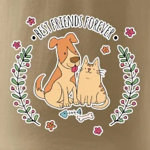 Kočka a pes best friends