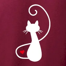 Zamilovaná kočka zpředu