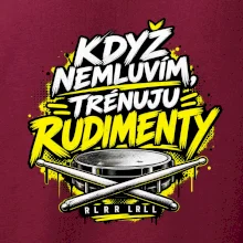 Když nemluvím trénuju rudimenty - bubenické paličky