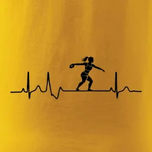 EKG hod diskem