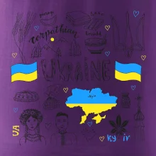 Ukrajina folklor - kreslené obrázky