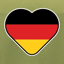 Germany love velké - Německá vlajka