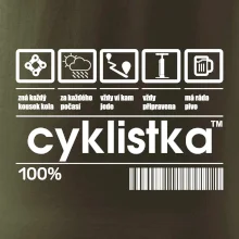 Čárový kód - Cyklistka
