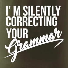 Correcting grammar