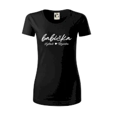 Babička Tričko se jmény dětí psací písmo